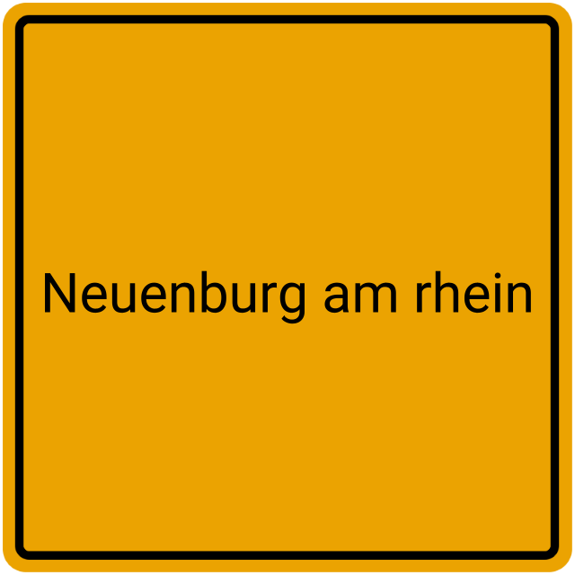 Meldebestätigung Neuenburg am Rhein